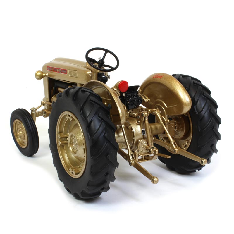 (B&D)1/16 Ford 881 Gold Demonstrator, 25th Ann.National Farm Toy Museum - Damaged Item