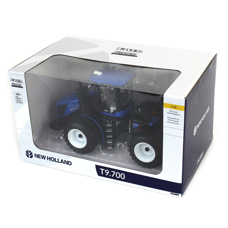 (B&D) - 1/32 New Holland T9.700 with LSW Tires, ERTL Prestige Collection - Damaged Box