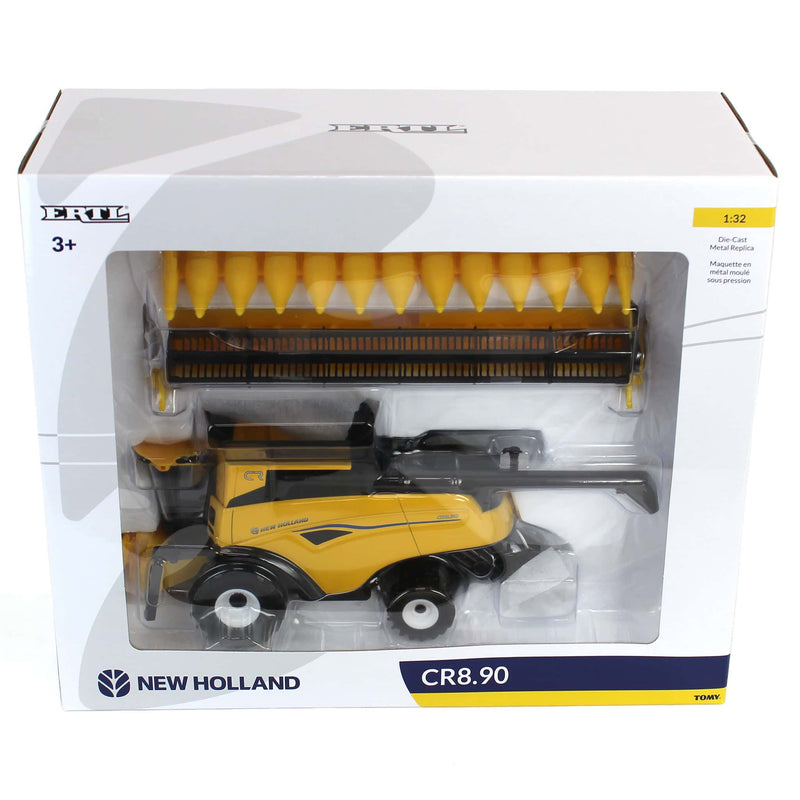 1/32 New Holland CR8.90 Combine with Draper & Grain Heads