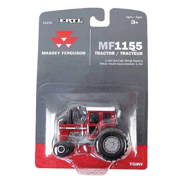1/64 Massey Ferguson 1155 Tractor with Cab and Rear Duals by ERTL
