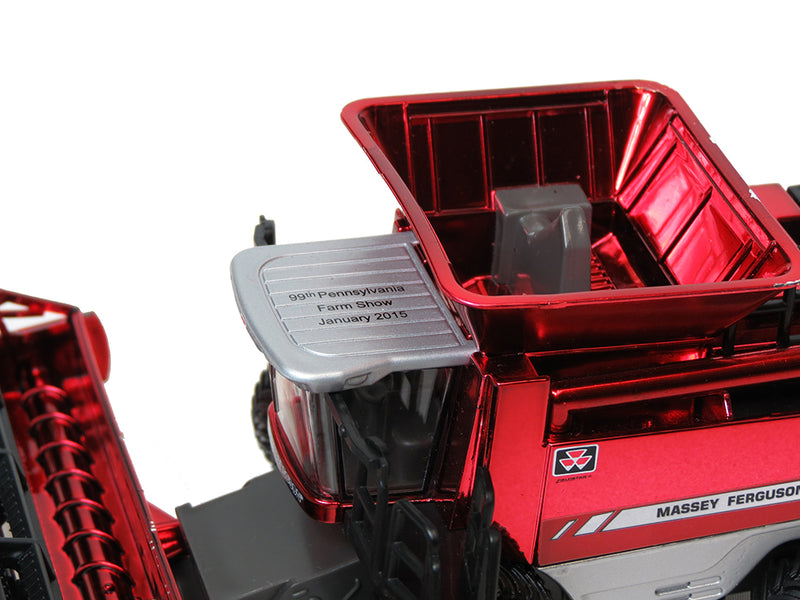Red Chrome Version ~ 1/64 Massey Ferguson 9795 Combine, 2015 PA Farm Show by ERTL