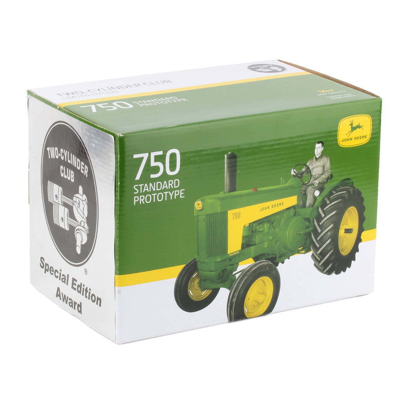 1/16 John Deere 750 Standard Gas Tractor by ERTL, 2017 Two Cylinder Club Special Award Edition