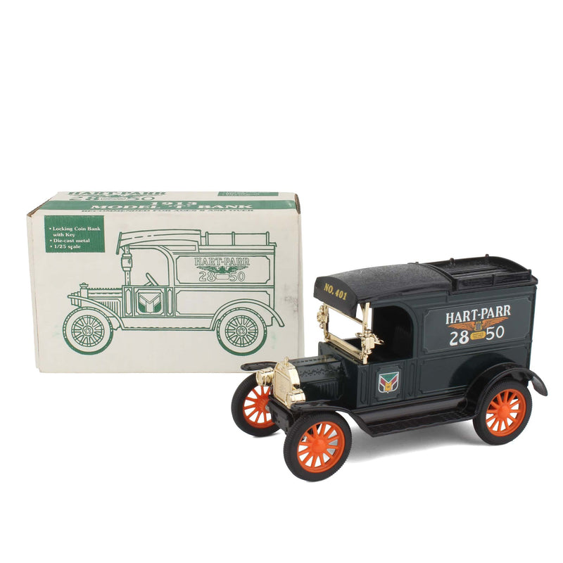 1/25 1913 Model T Locking Coin Bank by ERTL, Hart-Parr 2850