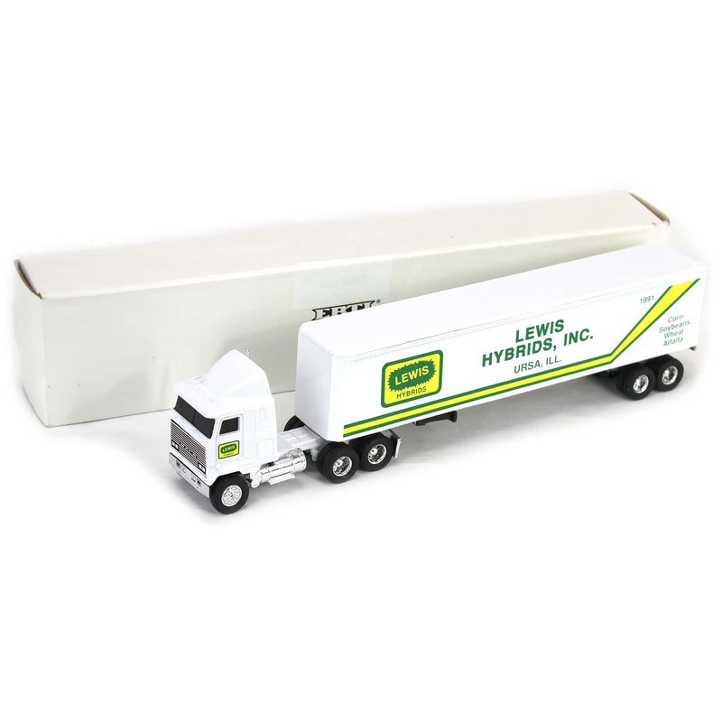 1/64 Mack Ultra-Liner Semi with Sleeper and Box Trailer, 1991 Lewis Hybrids Inc.