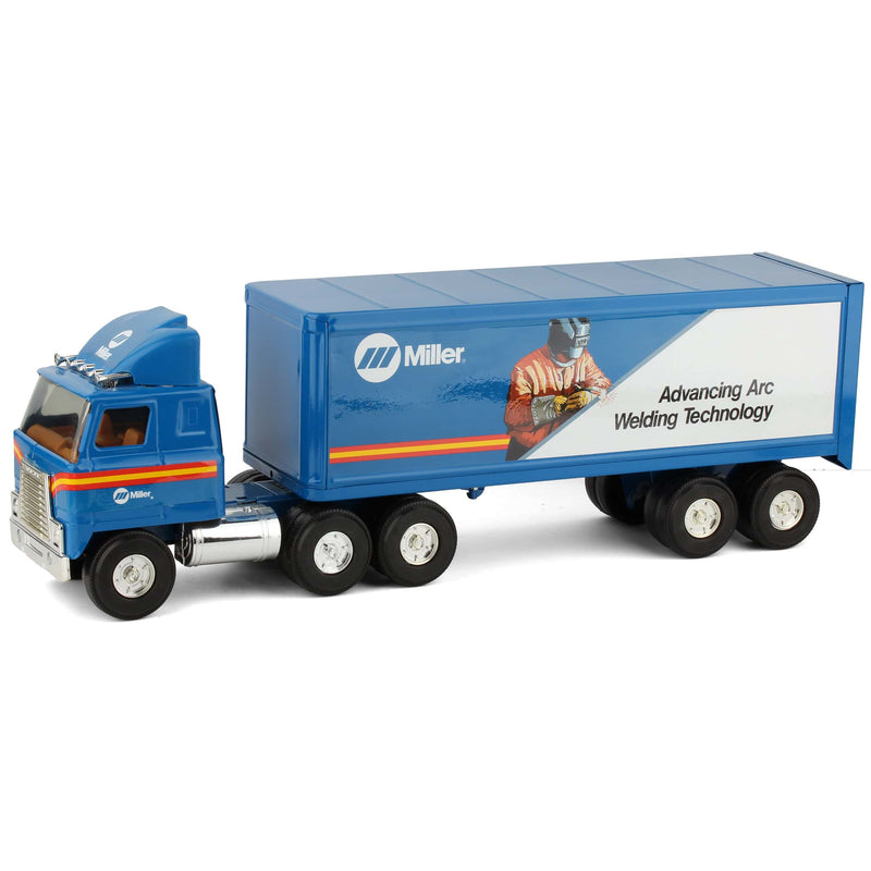 International COE Semi Truck and Box Trailer with Miller Technology Decor by ERTL