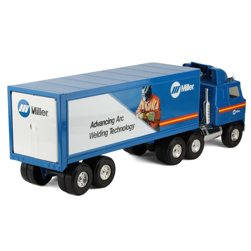 International COE Semi Truck and Box Trailer with Miller Technology Decor by ERTL