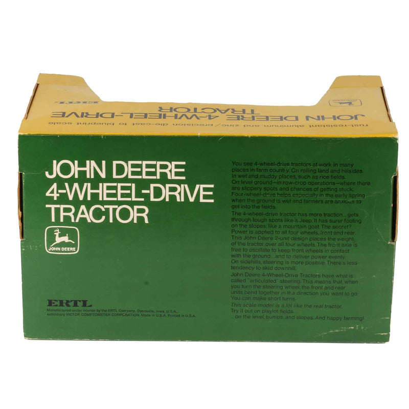 1/16 John Deere 7520 4-Wheel-Drive Tractor by ERTL, 1 Hole Version