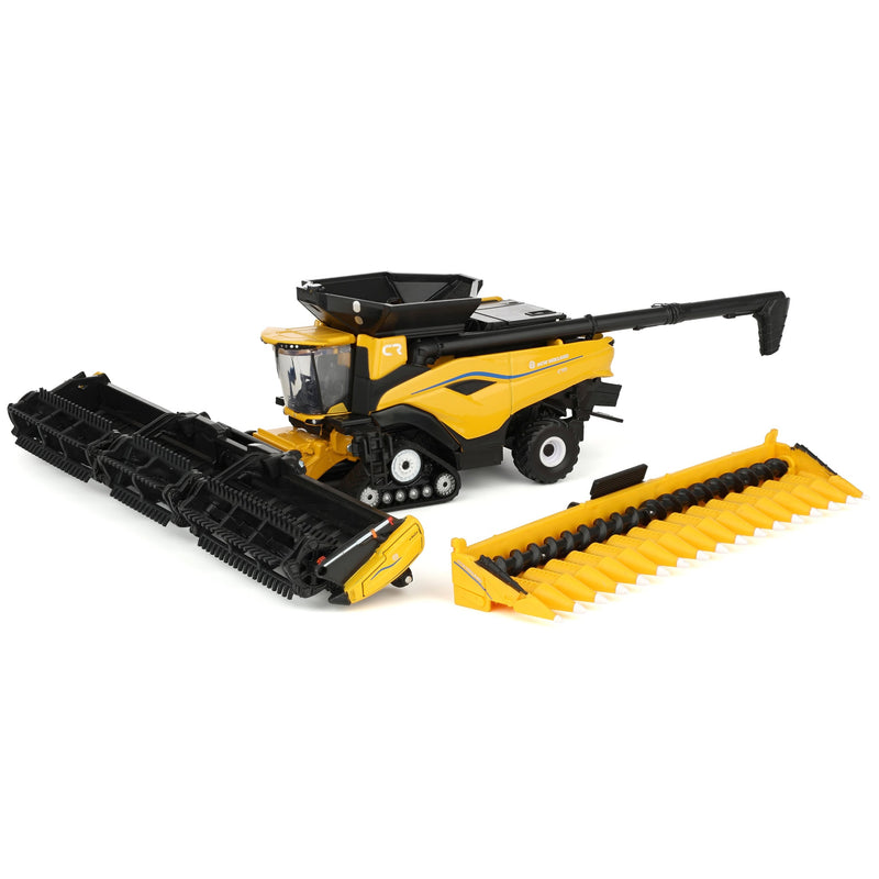 1/64 New Holland CR11 Tracked Combine with Corn & Draper Heads by ERTL