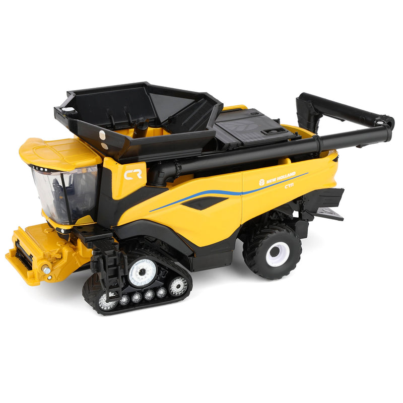 1/64 New Holland CR11 Tracked Combine with Corn & Draper Heads by ERTL