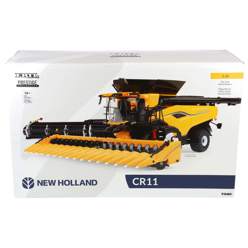 1/32 New Holland CR11 Combine with Draper & Corn Heads, ERTL Prestige Collection