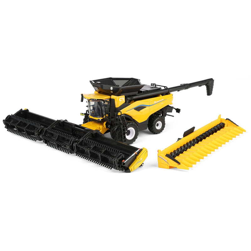 1/64 New Holland CR11 Combine with Corn Head & Draper Head, ERTL Prestige Collection