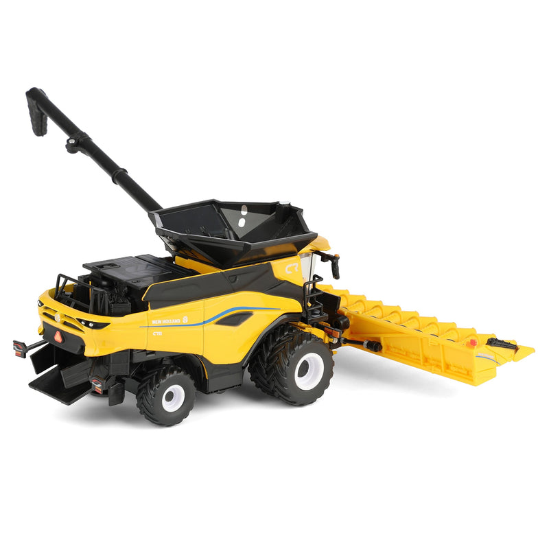 1/64 New Holland CR11 Combine with Corn Head & Draper Head, ERTL Prestige Collection