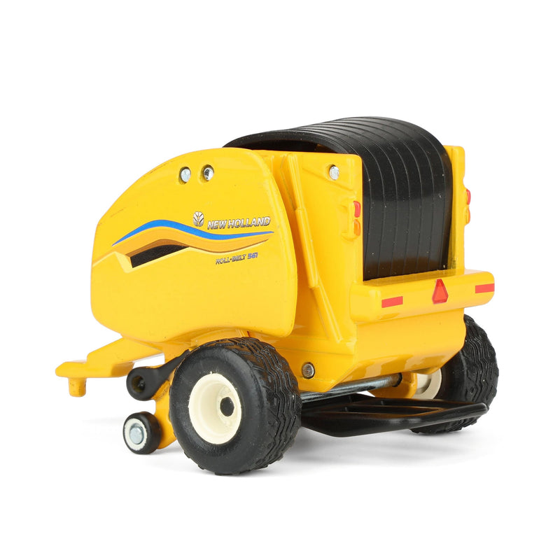 1/64 New Holland 561 Roll-Belt Baler with 6 Round Straw Bales by ERTL