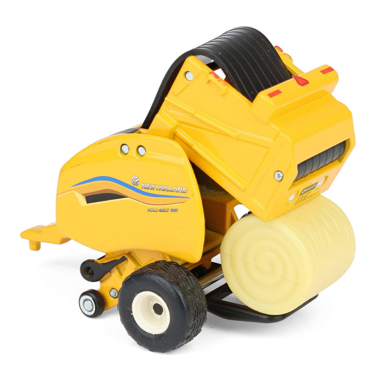 1/64 New Holland 561 Roll-Belt Baler with 6 Round Straw Bales by ERTL