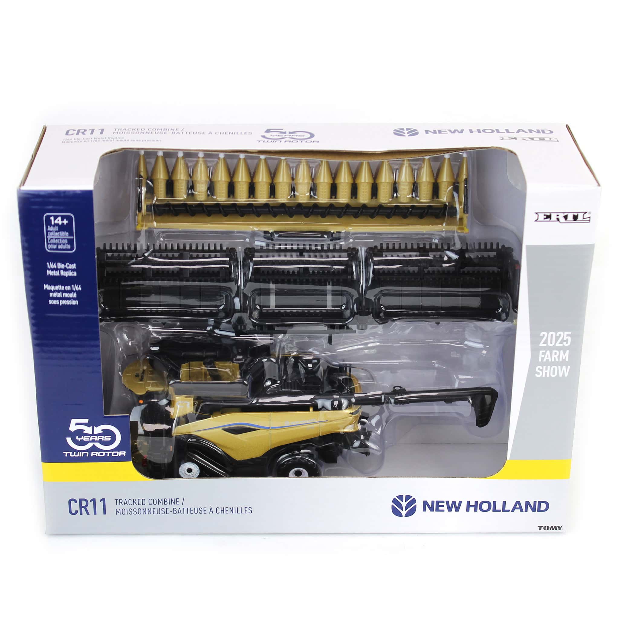 Gold Painted Chase Unit ~ 1/64 New Holland CR11 Tracked Combine