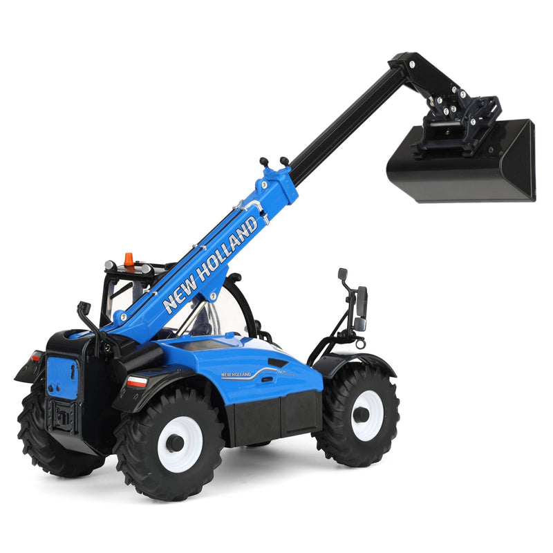 1/32 New Holland Blue TH7.42 Telehandler with (3) Attachments by ERTL