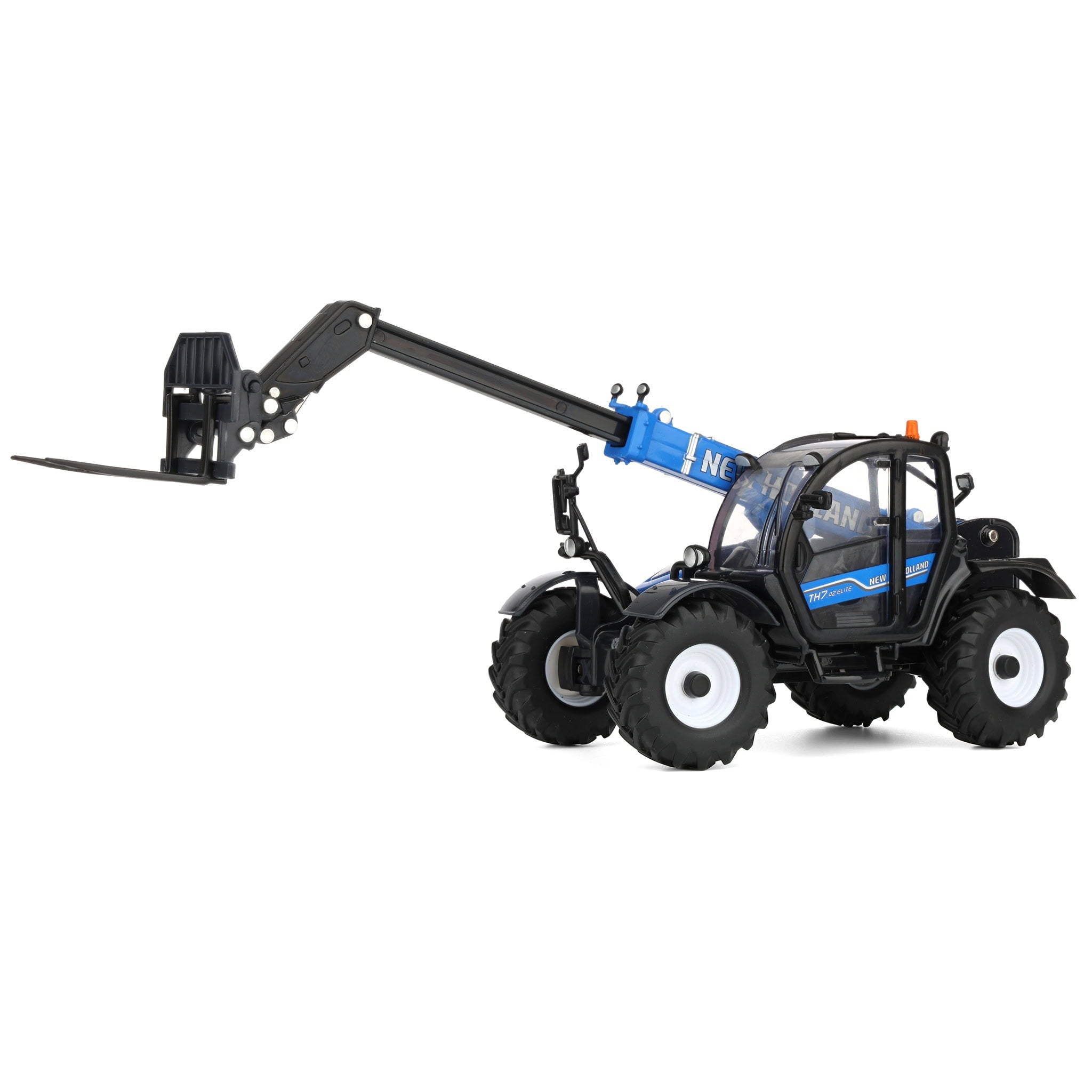 1/32 New Holland Blue TH7.42 Telehandler with (3) Attachments by