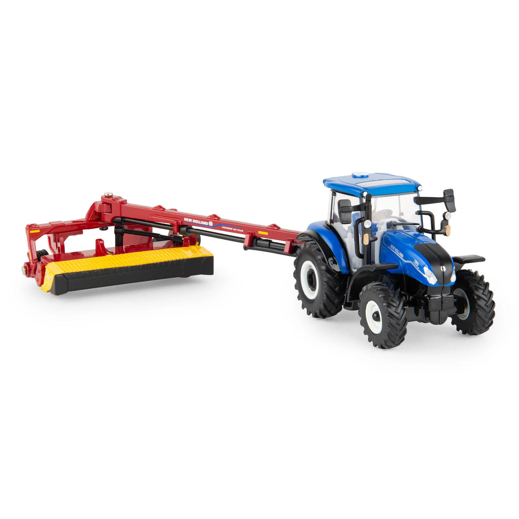 Chase Unit ~ 1/64 New Holland Powerstar 120 Tractor with Discbine