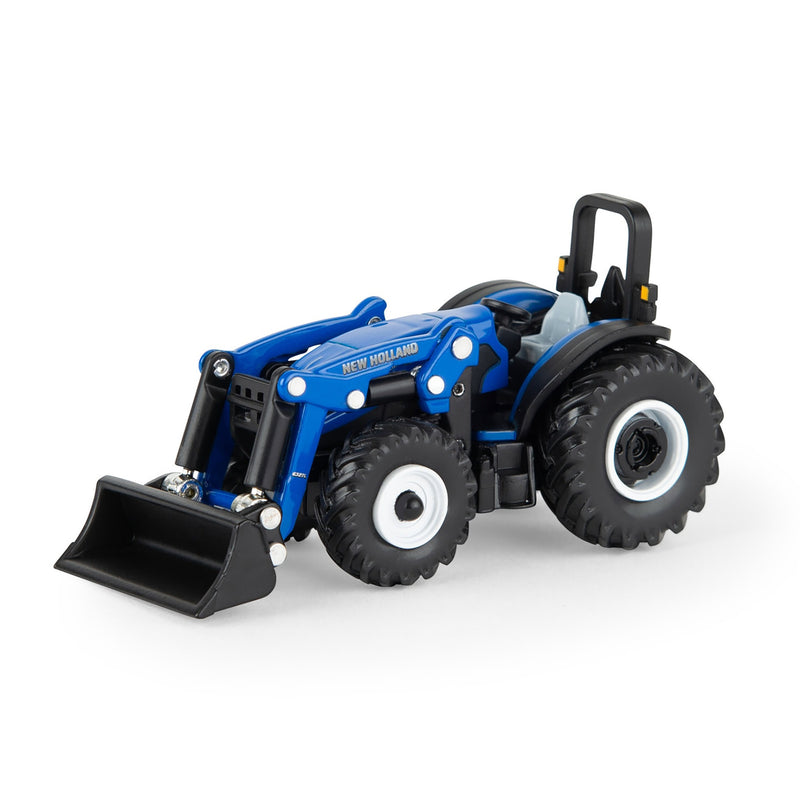 (B&D) 1/64 New Holland Workmaster 120 Tractor with Loader by ERTL - Damaged Box