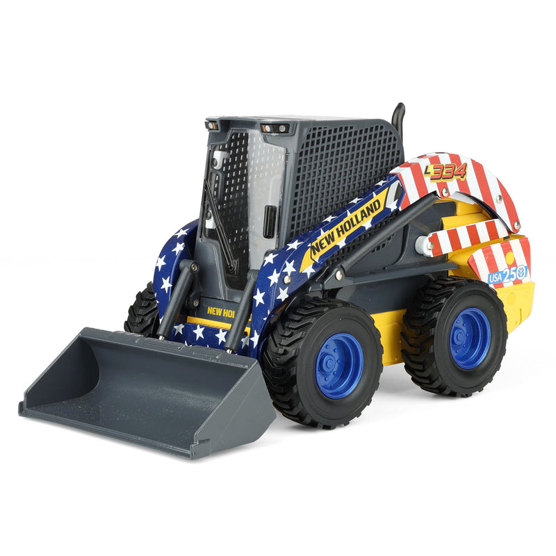 1/16 New Holland Stars & Stripes L334 Skid Steer Loader by ERTL, USA 250