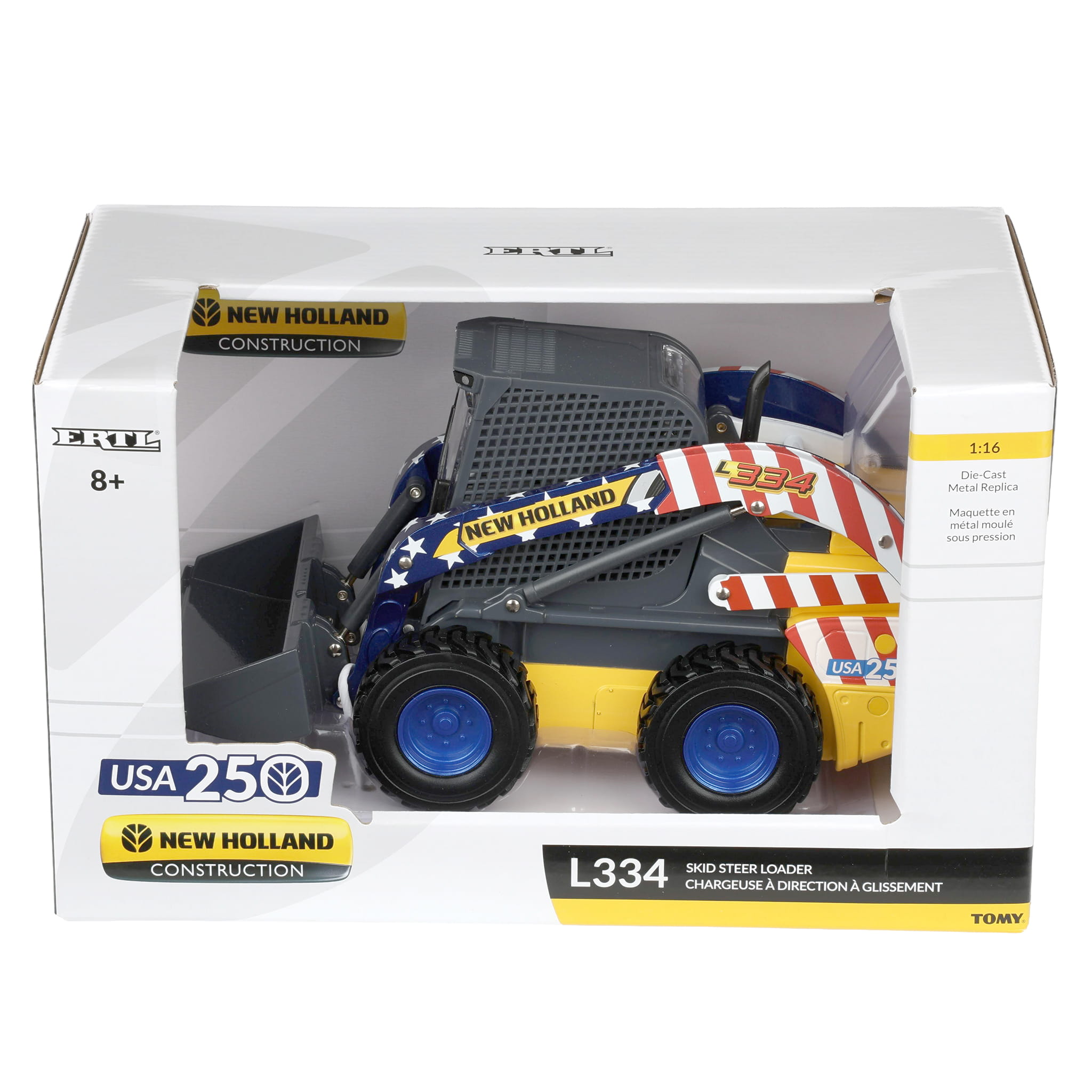1/16 New Holland Stars & Stripes L334 Skid Steer Loader by ERTL
