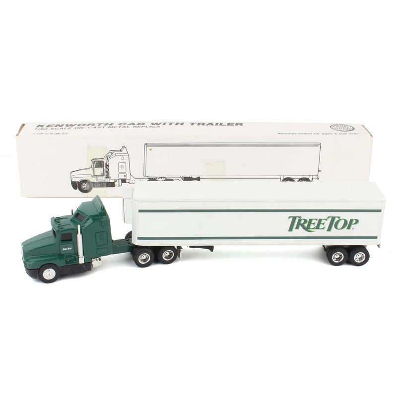 1/64 Kenworth T600A Semi Truck with Refrigerated Trailer by ERTL, TreeTop