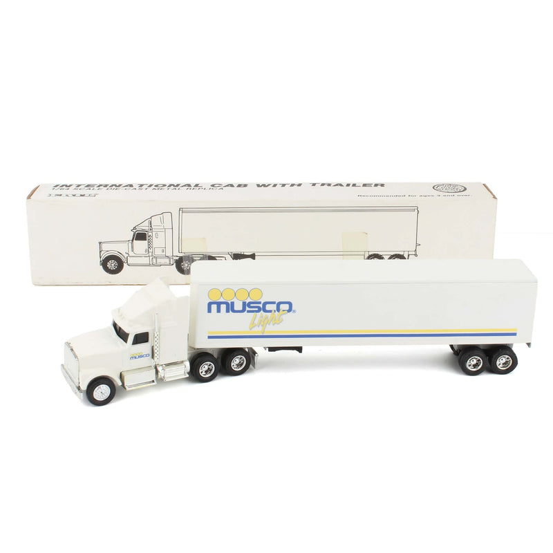 1/64 International Cab Semi Truck and Box Trailer by ERTL, Musco