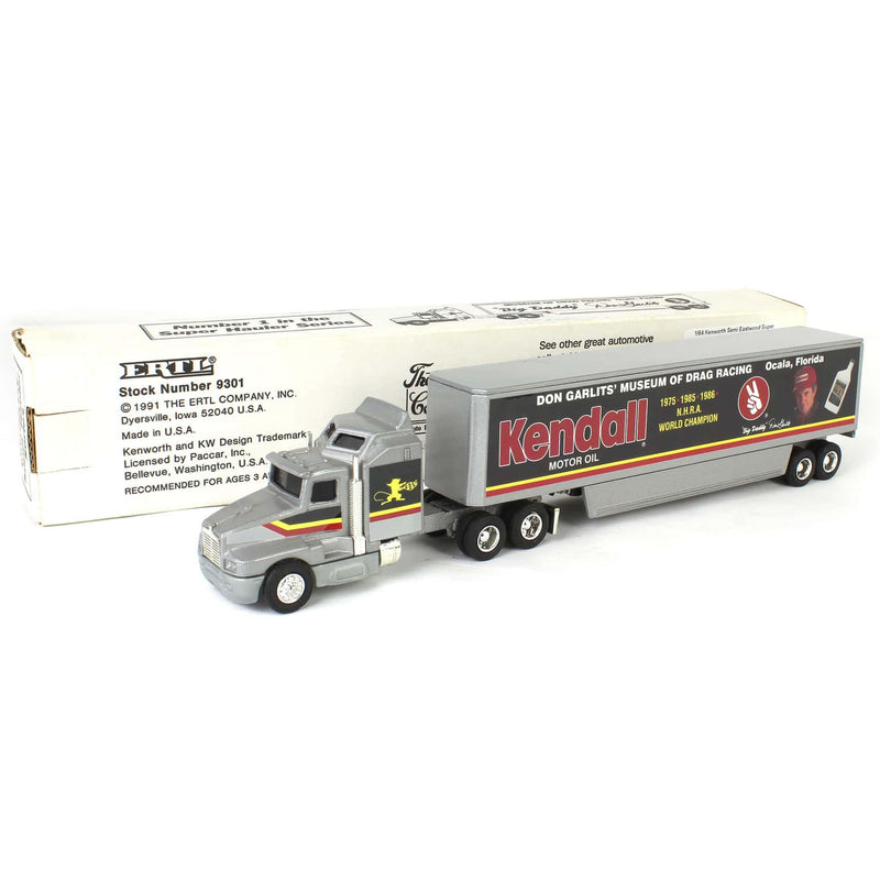 1/64 Kenworth Semi Truck with Big Daddy Don Garlits Trailer, Eastwood Super Hauler Series