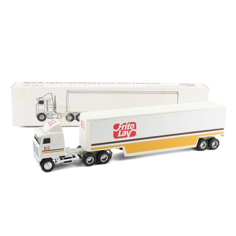 1/64 Mack Tractor with Dropbed Trailer by ERTL, FritoLay