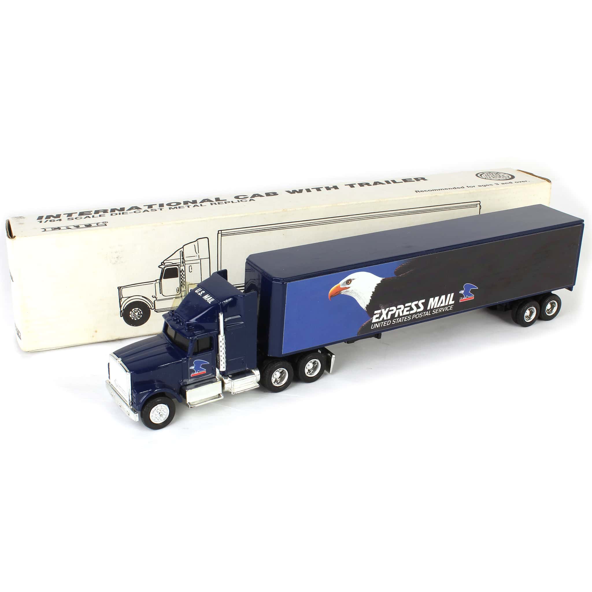 1/64 International Navistar Semi Truck with Cab & Express Mail