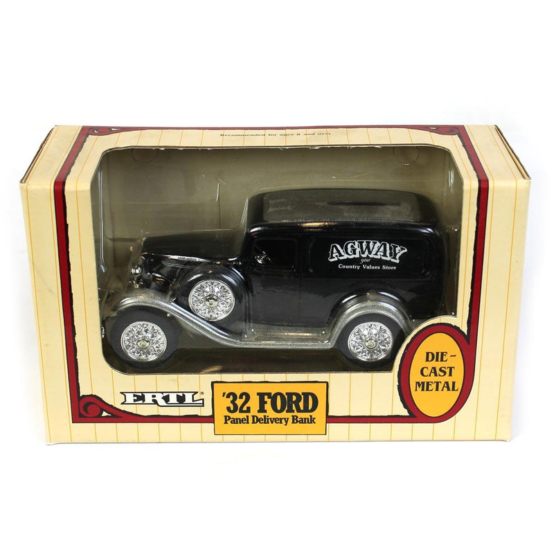 1/25 1932 Ford Panel Delivery Bank, Black, AGWAY, by ERTL
