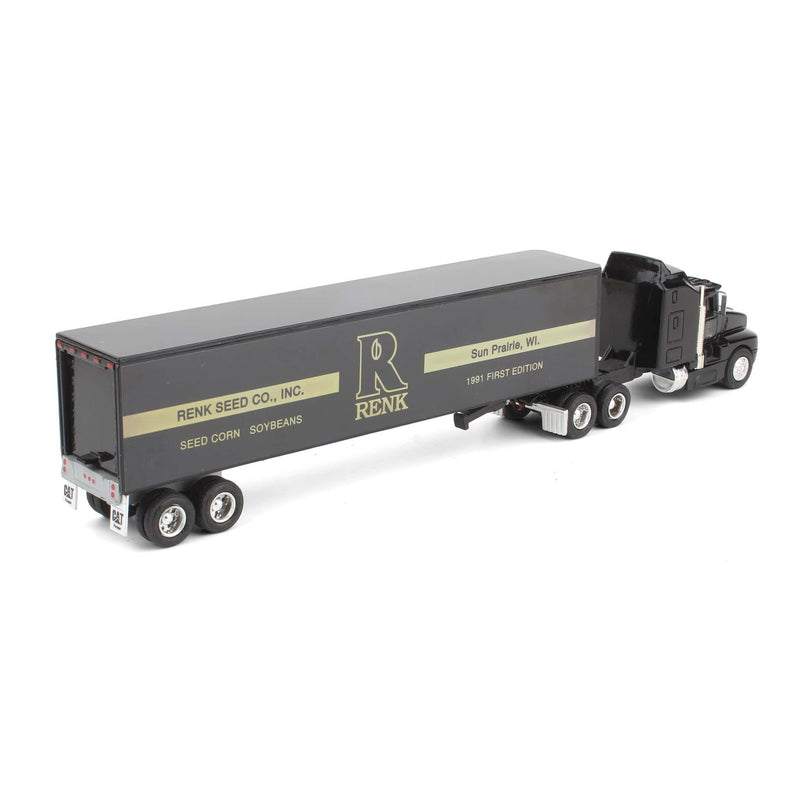 1/64 Kenworth T600A Semi with Renk Seed Co Inc Trailer by ERTL, 1991 First Edition