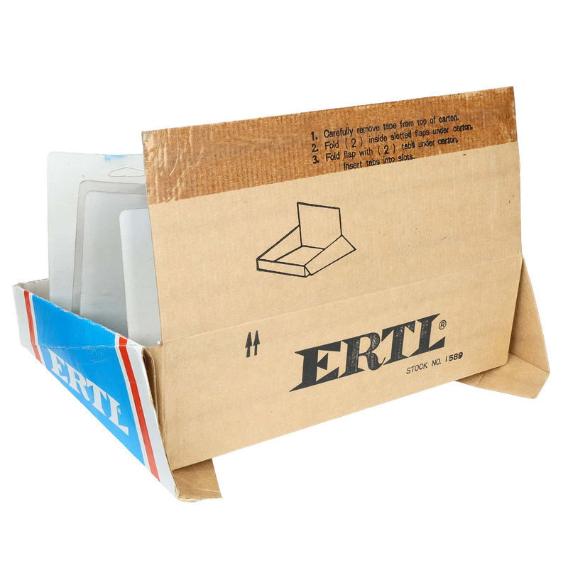 1970s/1980s ERTL Store Counter Advertising Display Box with Twelve (12) 1/64 Ford Implements