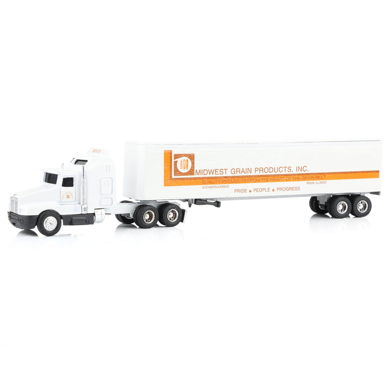 1/64 Kenworth T600A Semi Truck with Box Trailer, Midwest Grain Products Inc