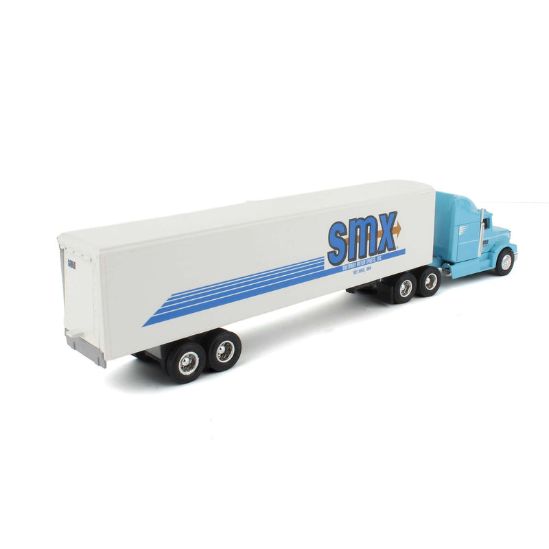 1/64 Peterbilt Semi Truck and Box Trailer, SMX Smithway Motor Xpress by ERTL