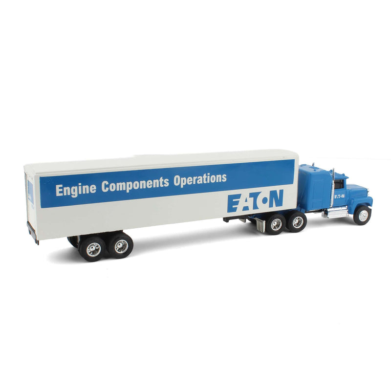 1/64 1/64 Ford LTL-9000 with Sleeper Semi Truck and Box Trailer, Eaton by ERTL