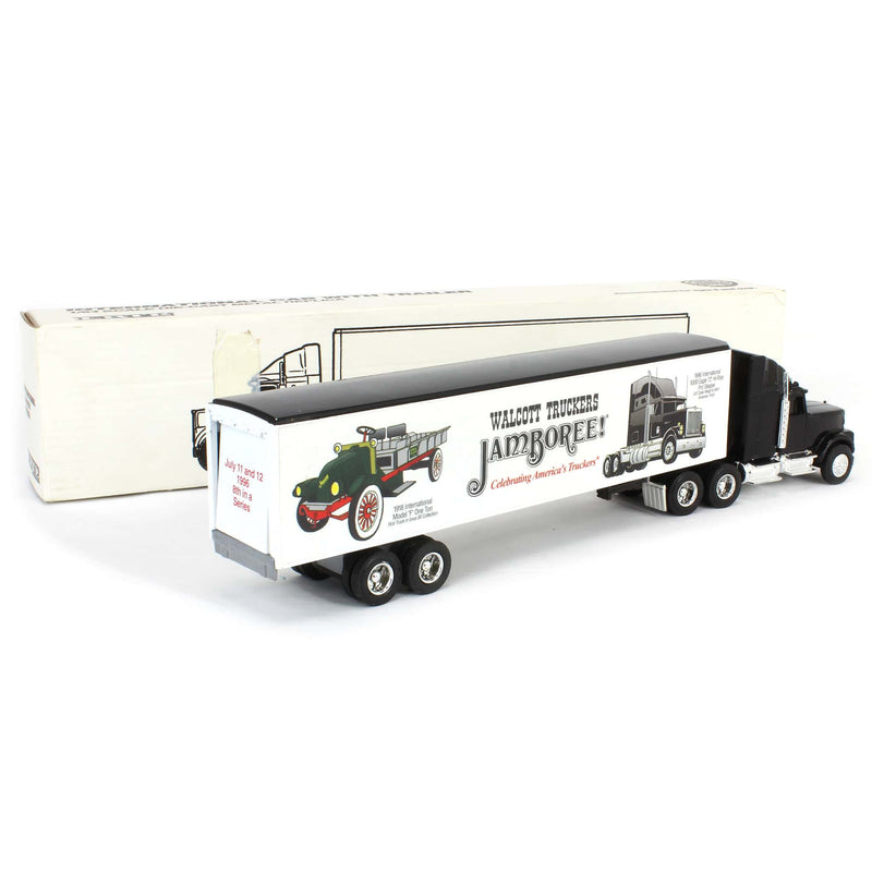1/64 International Navistar Sleeper Cab w/ 1996 Walcott Trucker's Jamboree Box Trailer by ERTL