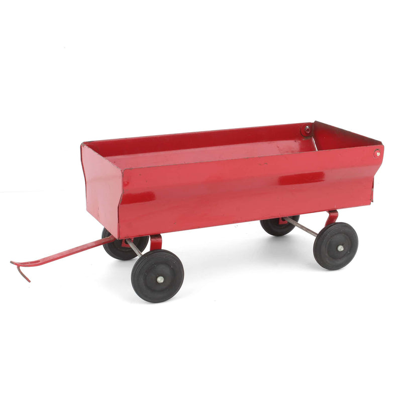 1/16 Red Flare Barge Wagon with Solid Black Wheels by ERTL
