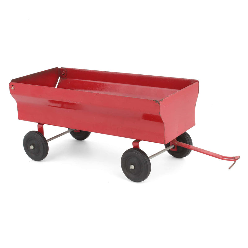 1/16 Red Flare Barge Wagon with Solid Black Wheels by ERTL