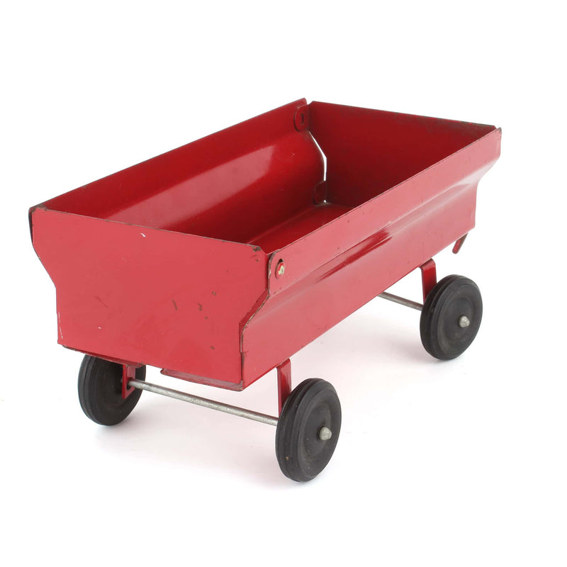 1/16 Red Flare Barge Wagon with Solid Black Wheels by ERTL