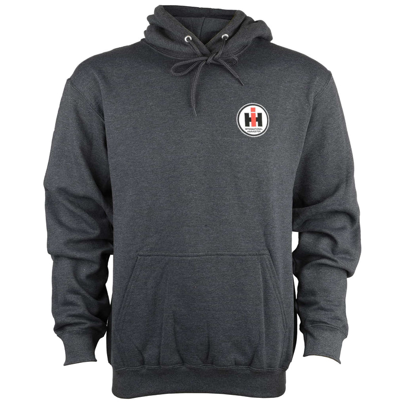 Adult International Harvester IH 1066 Charcoal Pullover Hooded Sweatshirt
