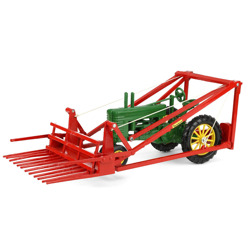 1/16 John Deere A Tractor with Farmhand Loader, Made in the USA by Scale Models