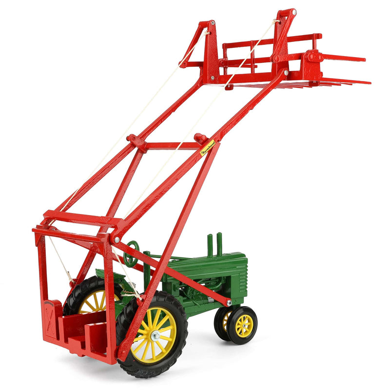 1/16 John Deere A Tractor with Farmhand Loader, Made in the USA by Scale Models