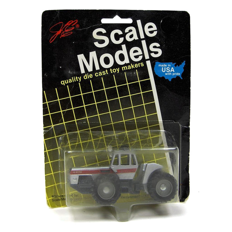 1/64 White 4-270 Red Stripe 4WD with Duals by Scale Models