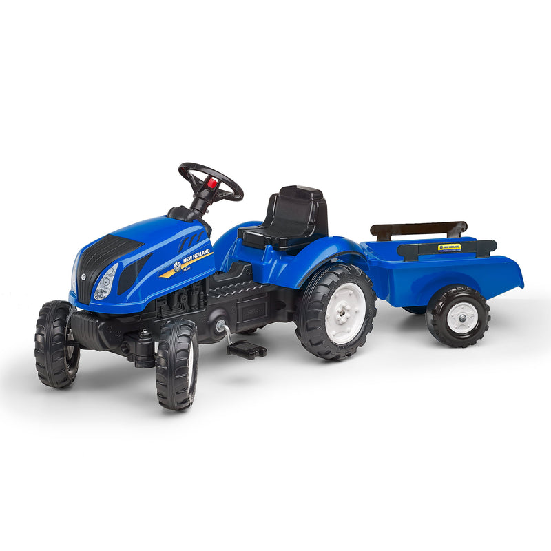 New Holland T6 Pedal Tractor with Trailer by Falk