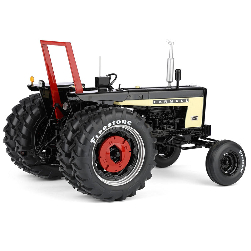 Black Chase Unit ~ 1/16 Farmall 504 Tractor with Firestone Tires & ROPS by SpecCast, 2nd in Outback Toys Exclusive 20th Century Series