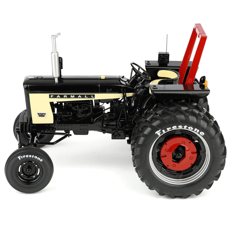 Black Chase Unit ~ 1/16 Farmall 504 Tractor with Firestone Tires & ROPS by SpecCast, 2nd in Outback Toys Exclusive 20th Century Series