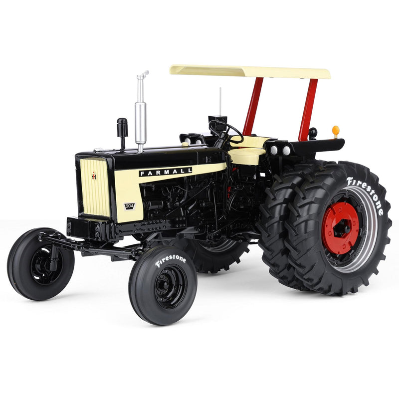 Black Chase Unit ~ 1/16 Farmall 504 Tractor with Firestone Tires & Canopy by SpecCast, 2nd in Outback Toys Exclusive 20th Century Series
