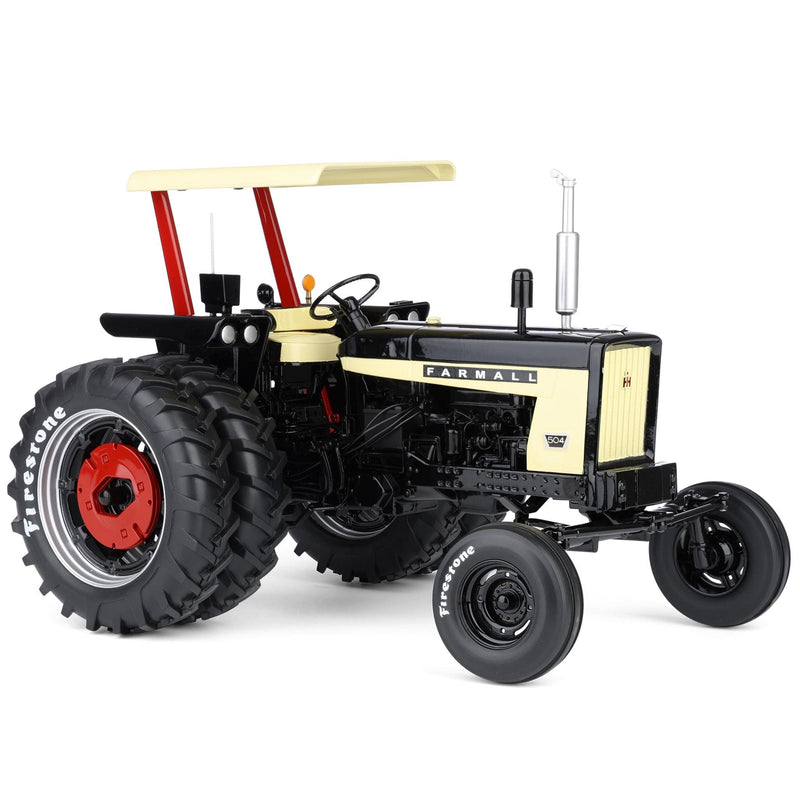 Black Chase Unit ~ 1/16 Farmall 504 Tractor with Firestone Tires & Canopy by SpecCast, 2nd in Outback Toys Exclusive 20th Century Series