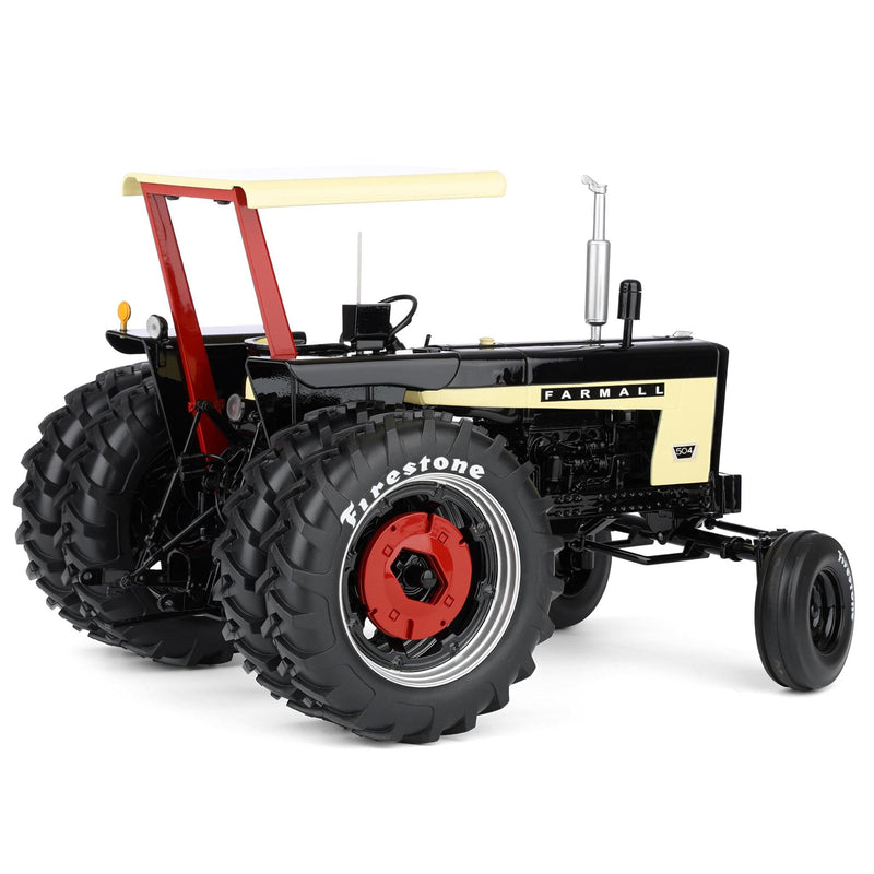 Black Chase Unit ~ 1/16 Farmall 504 Tractor with Firestone Tires & Canopy by SpecCast, 2nd in Outback Toys Exclusive 20th Century Series